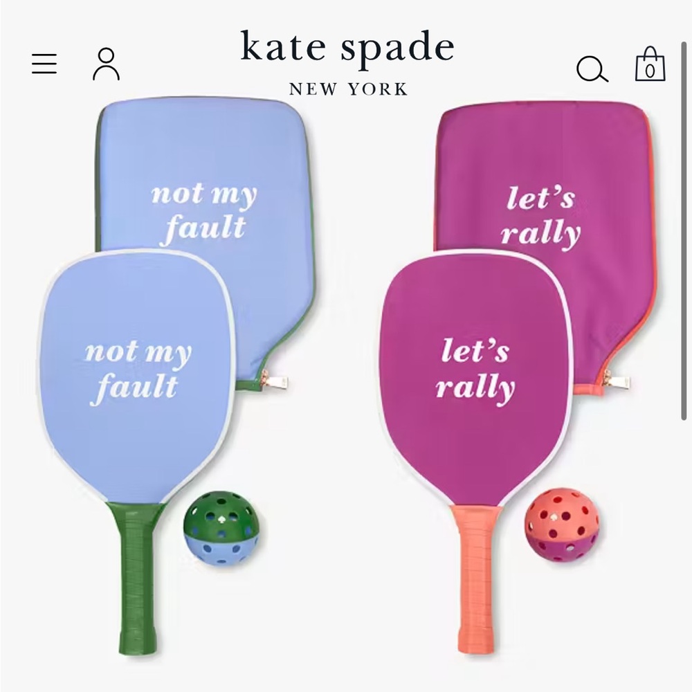 Kate Spade Pickleball paddles